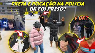 TRETA NA PISTA E POCAÇÃO | POLICIA 7 TELA? | BK FOI PRESO? - BKINHO RP CLIP'S