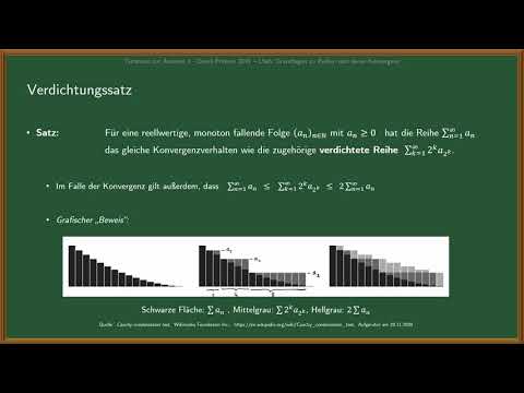Analysis 1 -  Konvergenz von unendlichen Reihen (Lektion 5a)