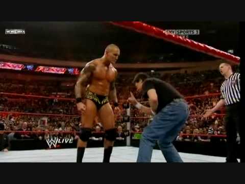 WWE RAW 11/16/2009: Randy Orton Attacked Roddy Piper; Kofi Kingston & Randy Orton Brawl 1/2