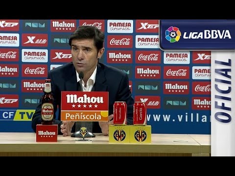 Rueda de Prensa de Marcelino García tras el Villarreal CF (1-1) Málaga CF - HD