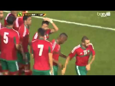 Omar El Kaddouri Goal - Morocco vs Libya 1-0