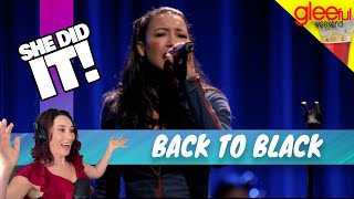 Vocal Coach Reacts GLEE - Back to Black | WOW! She was...