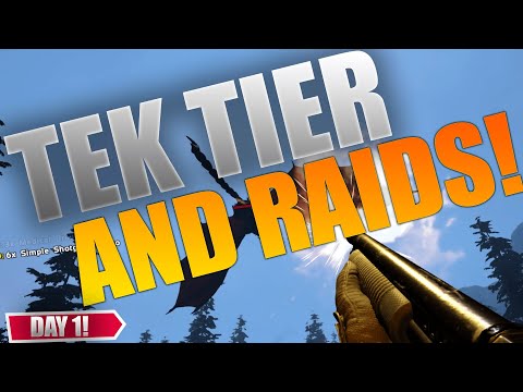 Raiding OIL CAVE For INSANE LOOT Day 1! - ARK