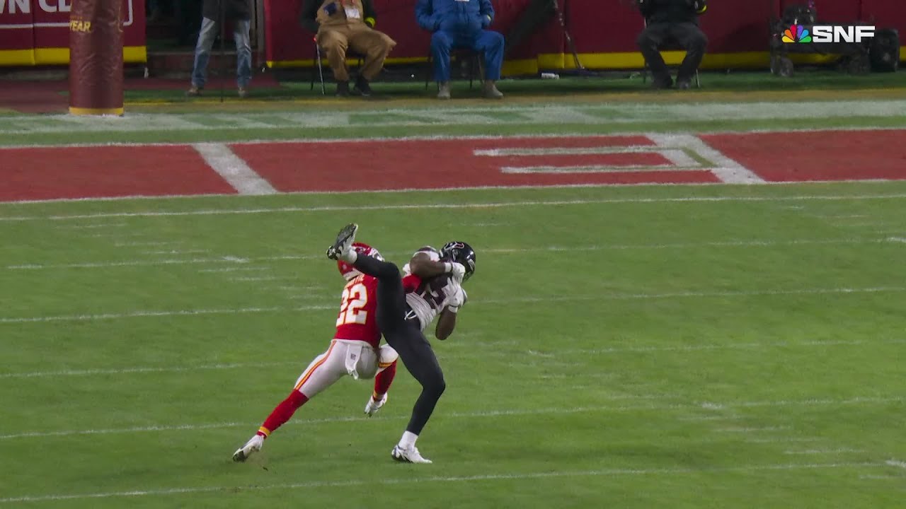 Stroud lays it out for Collins on a 46-yard pickup