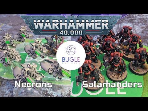 Necrons vs Salamanders | Warhammer 40k Battle Report