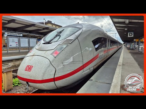 Vorsicht! ICE 3 neo Einfahrt in Augsburg Hbf (BR 408)