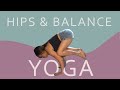 Total Body Yoga Flow For Tight Hips And To Improve Balance With Fun Arm Balance Inversion