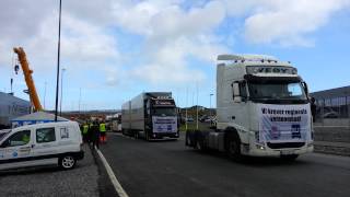 preview picture of video 'Ankomst convoy mot kabotasje Haugesund/Raglamyr del 1'