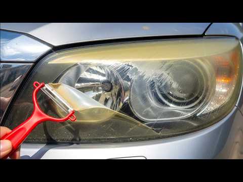 Amazing Method! Make Headlights Like Crystal Clear in 5 Minutes With This Trick