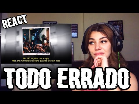 Todo Errado - Djonga [REAÇÃO REACT]