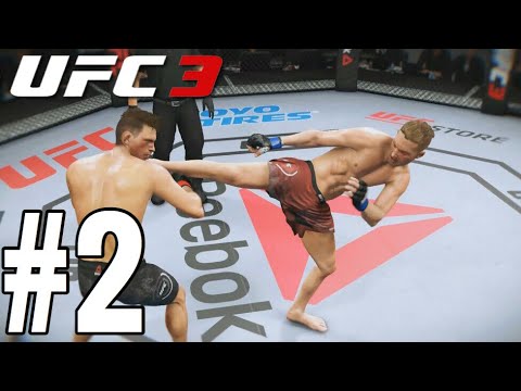 UFC 3 Career Mode Walkthrough Part 2 - AMAZING STRIKING!
