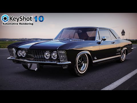 KeyShot Realistic Car Rendering   Buick Riviera