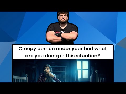 Creepy demon under your bed survival