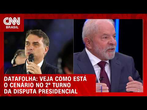 Lula tem 47% no 2º turno; Flávio, 45%; veja cenários da disputa presidencial do Datafolha | HORA H
