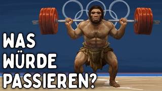 Menschen gegen Neandertaler in der Olympiade