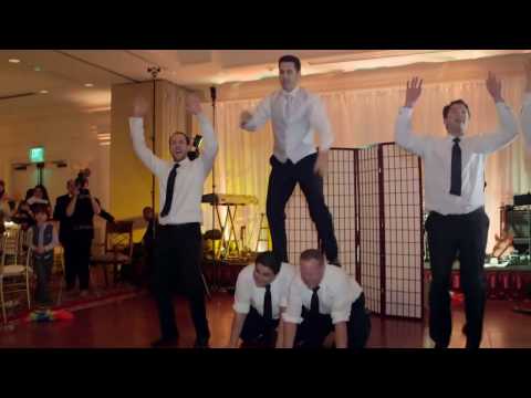 Funny Surprise Groomsmen Dance At Wedding With Bride Reaction!