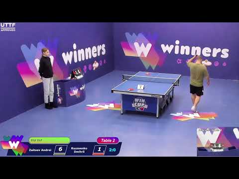 WINners CUP table 2  29.11 Zaitsev Andrei - Kuzmenko Dmitrii 11:30