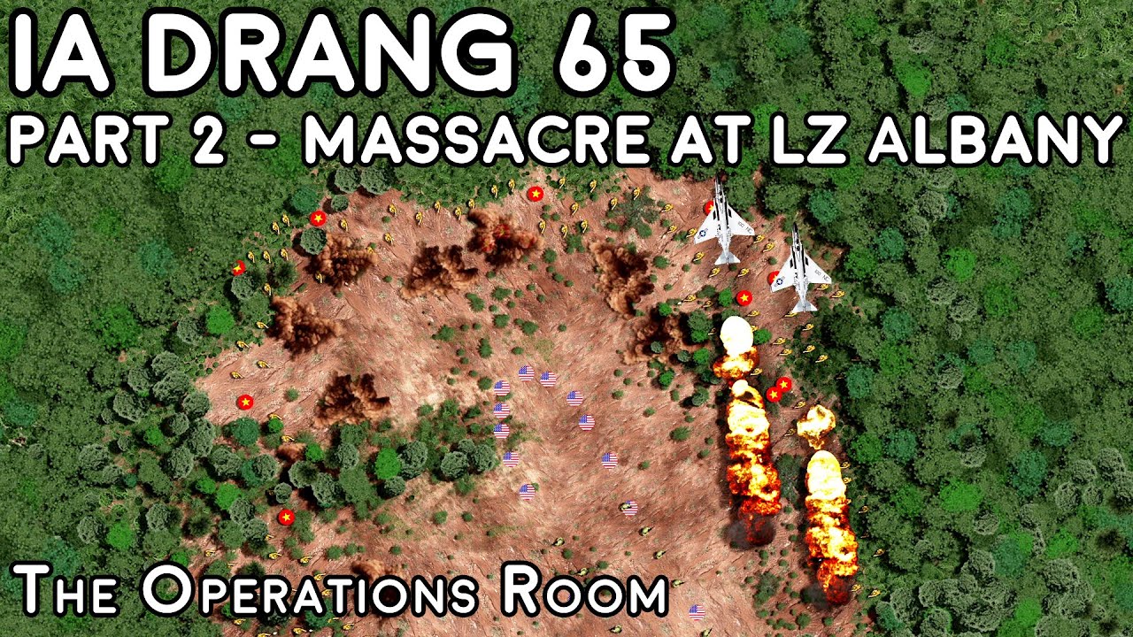 The REAL Battle from We Were Soldiers - Ia Drang 65 (2/2) - Massacre at LZ Albany