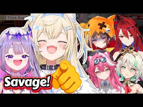 Fuwawa got ZERO chill towards Justice 💀 Fuwawa got ZERO chill towards Justice 💀