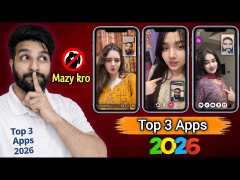 Top 3 Free Video Calling Apps 2026 || Best Free Video Call App with Girls || Video chat Apps 2026