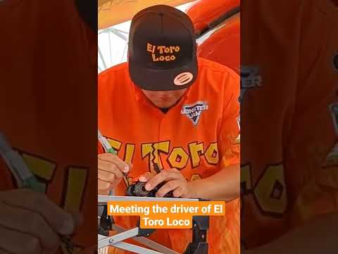 Meeting the driver of El Toro Loco #shorts #monsterjam #monstertruck #monstertrucks