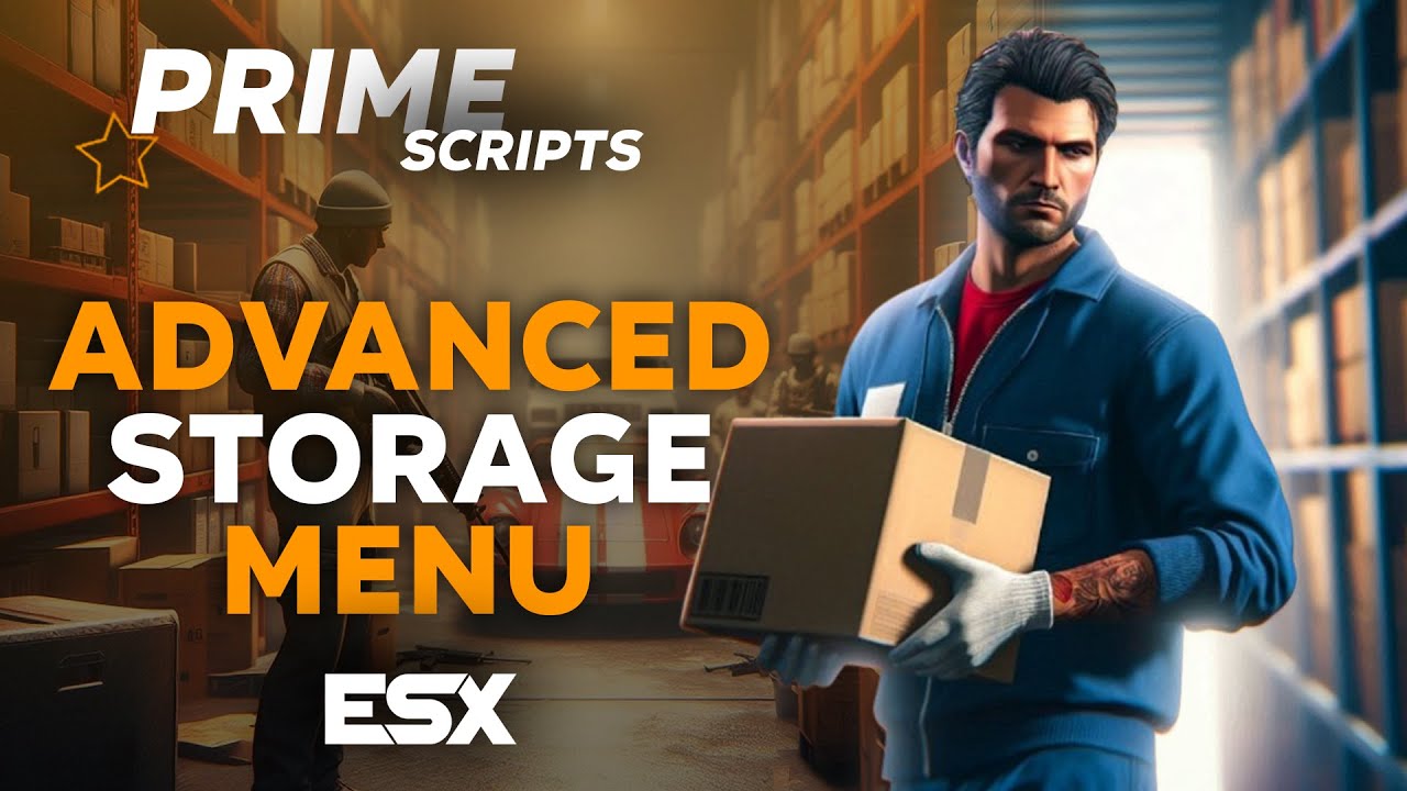 [ESX] primeStorage - BEST Warehouse System (Money, Items, Weapons, Vehicles) With Upgrades and Second keys thumbnail 7