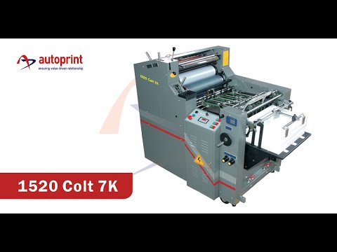Autoprint single colour  sheet fed mini offset printing mach...