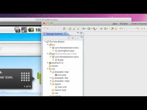 Android Developing Applications Tutorial 11 Adding Resources And Setting Background