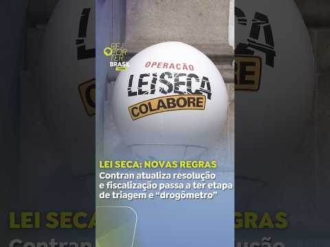 LEI SECA: Novas regras de fiscalização incluem etapa de triagem e teste de drogas em motoristas