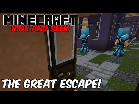 Minecraft Hide and Seek #3 | The Great Escape | WheresMyGaming