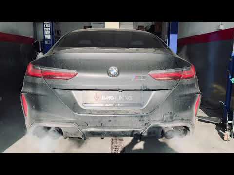 BMW M8 Competition STAGE 2 😎🔥 | Downpipe, opf off, pop&bang vs stock exhaust | BMG Tuning