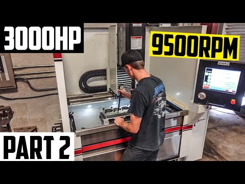 CNC Honing the Engine Block for my Personal LS Turbo Build! - Dart LS Next 2 Block - Part 2