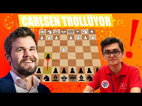 CARLSEN'İN YAPTIĞI SAYGISIZLIK MI? VAHAP ŞANAL OYUNU