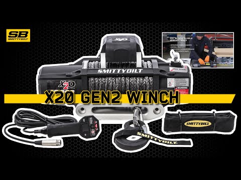 Smittybilt | X2O 10k GEN2 10,000lb Wireless Winch | P/N: 98510