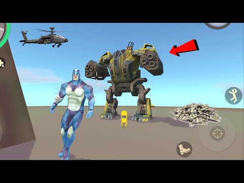 Rope Hero: Vice Town (BD100 Assault Machine on Jumping Japang) Assault Machine on Building - HD