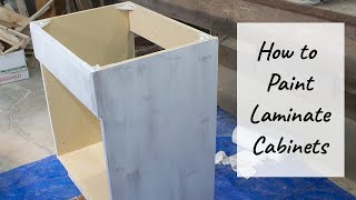 How to Paint Laminate Cabinets