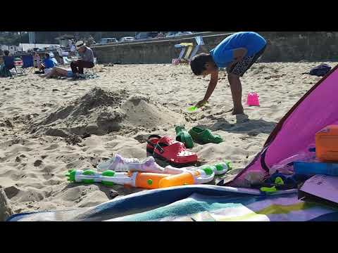 Sohan and Munia are enjoying at Shanklin Beach 2019/ Isle of Wight