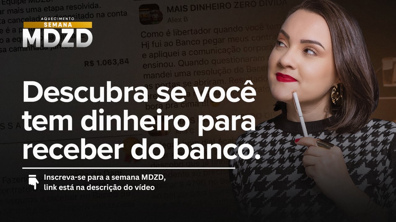 Descubra se você tem dinheiro para receber do banco.