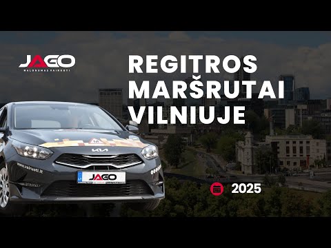 JAGO | Vilnius - Regitros maršrutai Vilniuje | Dažniausiai daromos klaidos