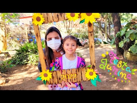 FESTA JUNINA (FESTA DA COLHEITA) BRINCANDO E DANÇANDO COM MEUS AMIGUINHOS DA ESCOLINHA