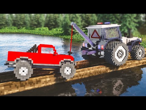 Сars vs Log Bridge - Teardown