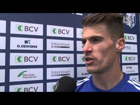 L'après match LS-Chiasso: Interview de Jérémy Manière après FC Lausanne-Sport - FC Chiasso