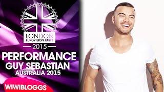 Live: Guy Sebastian (Australia) - Like A Drum @ London Eurovision Party