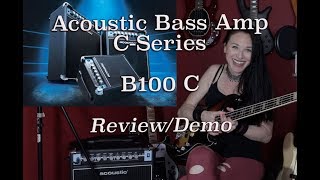 Video thumbnail for Acoustic B100C Bass Amp Review/Demo by Nicki Tedesco
