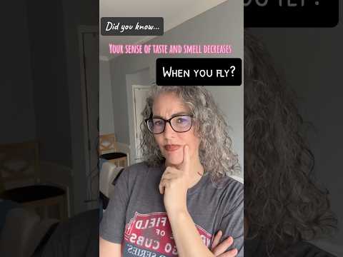 What happens to your sense of taste and smell when you fly? #flightattendant #traveltips