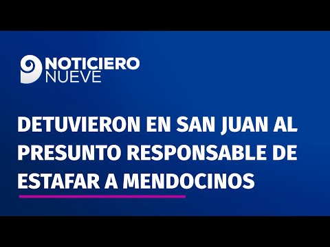 Detuvieron en San Juan al presunto responsable de estafar a cientos de mendocinos con eventos