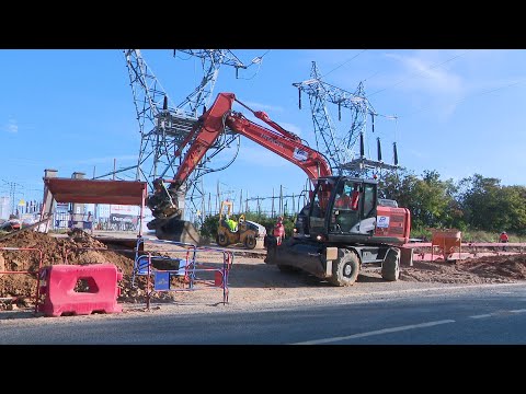 Fécamp : le chantier de raccordement électrique pour les éoliennes en mer