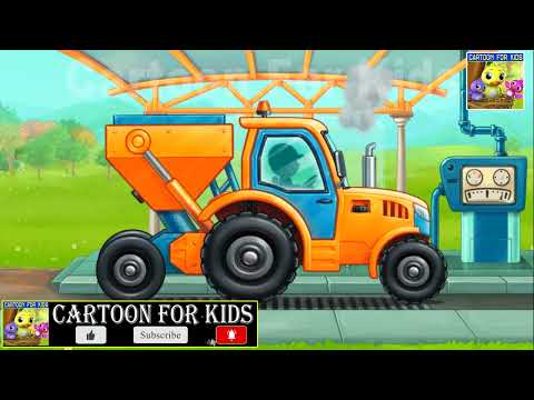 Farmer Hardwork | Cartoon Farmer Field | Baby truck #cartoon #truckcartoons #kids #kidsvideo #farmer