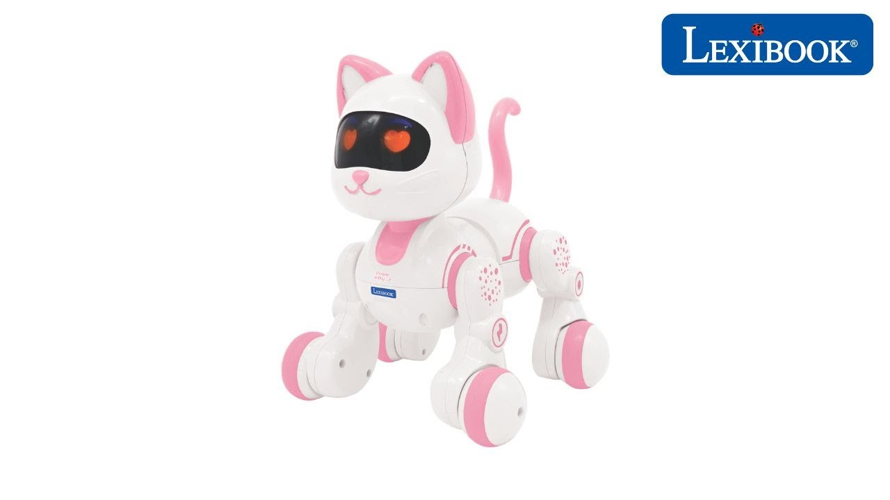 Lexibook Lernroboter Power Kitty Junior Weiss, Rosa