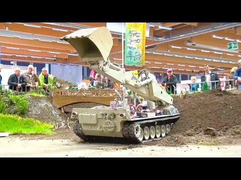 Hydraulic RC Military Construction I RC TANK ACTION I Military Vehicles I BIG Scale TANK